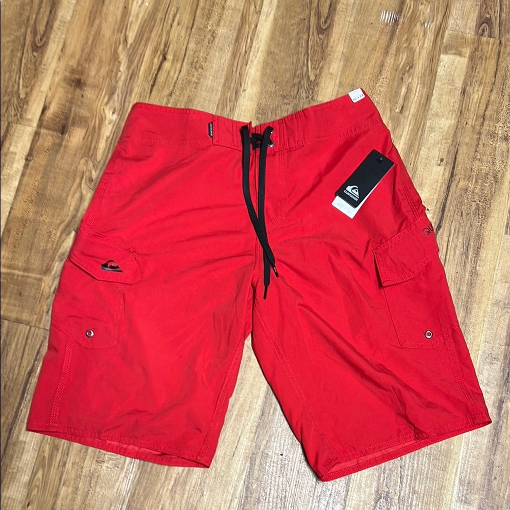 Quiksilver Men's Red Board Shorts